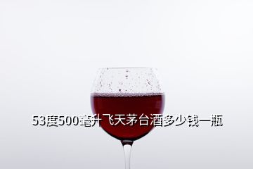 53度500毫升飞天茅台酒多少钱一瓶