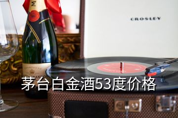 茅台白金酒53度价格