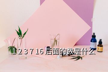 1 2 3 7 16 后面的数是什么