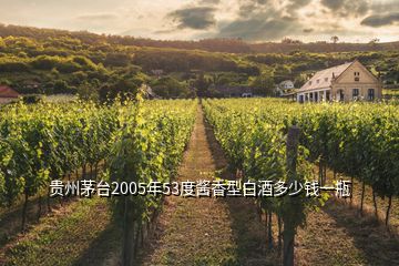 贵州茅台2005年53度酱香型白酒多少钱一瓶