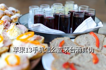 苹果13手机怎么查茅台酒真伪