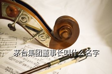 茅台集团董事长叫什么名字