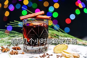 酒后几个小时能驾驶车辆