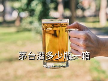 茅台酒多少瓶一箱