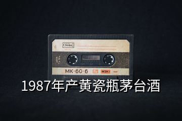 1987年产黄瓷瓶茅台酒