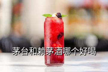 茅台和赖茅酒哪个好喝