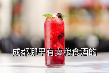 成都哪里有卖粮食酒的