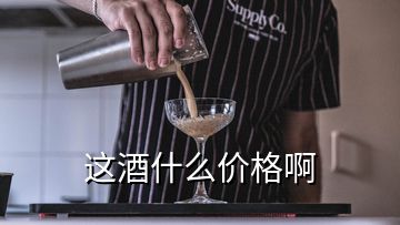 这酒什么价格啊