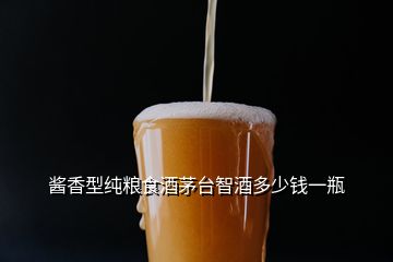 酱香型纯粮食酒茅台智酒多少钱一瓶