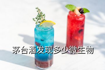 茅台酒发现多少微生物