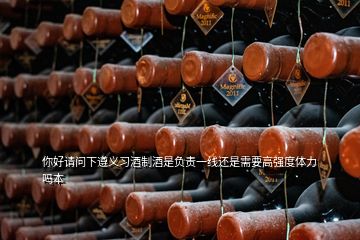 你好请问下遵义习酒制酒是负责一线还是需要高强度体力吗本