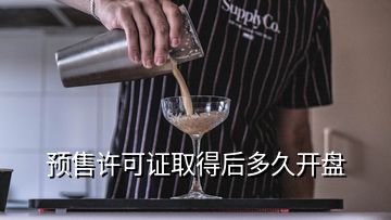 预售许可证取得后多久开盘