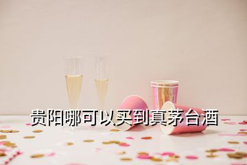 贵阳哪可以买到真茅台酒