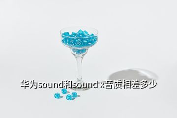 华为sound和sound x音质相差多少