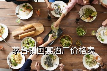 茅台镇国宴酒厂价格表