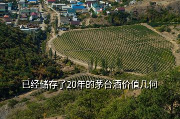 已经储存了20年的茅台酒价值几何