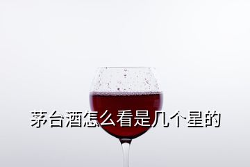 茅台酒怎么看是几个星的