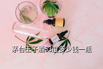 茅台王子酒53度多少钱一瓶