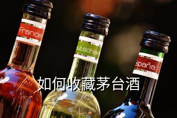 如何收藏茅台酒