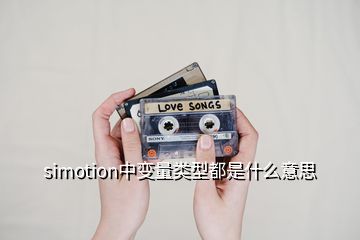 simotion中变量类型都是什么意思