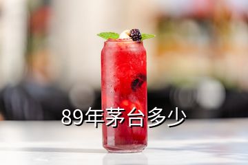 89年茅台多少