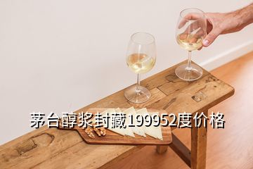 茅台醇浆封藏199952度价格