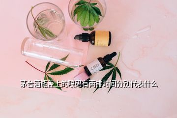 茅台酒瓶盖上的喷码有两排时间分别代表什么