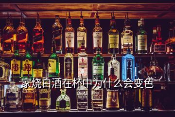 家烧白酒在杯中为什么会变色