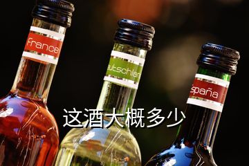 这酒大概多少