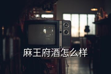 麻王府酒怎么样