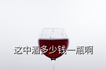 这中酒多少钱一瓶啊