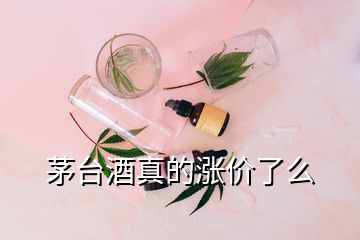 茅台酒真的涨价了么