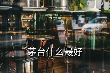 茅台什么最好