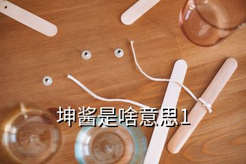 坤酱是啥意思1