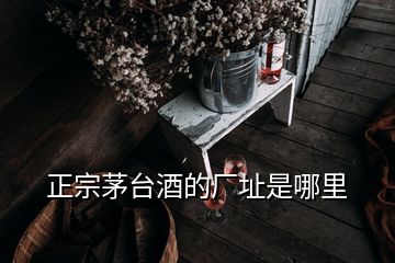 正宗茅台酒的厂址是哪里