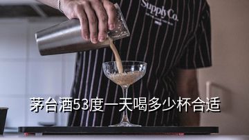 茅台酒53度一天喝多少杯合适