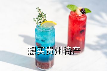 想买贵州特产