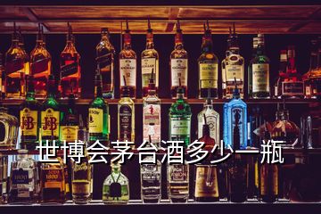 世博会茅台酒多少一瓶