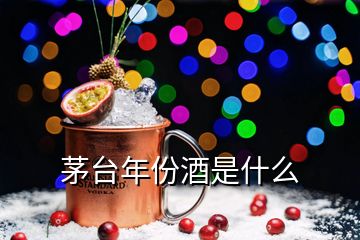 茅台年份酒是什么