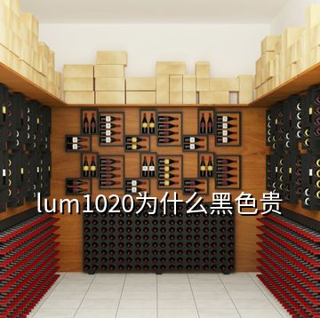 lum1020为什么黑色贵