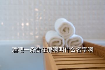 酒吧一条街在那啊叫什么名字啊