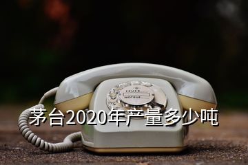 茅台2020年产量多少吨