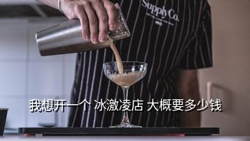 我想开一个 冰激凌店 大概要多少钱