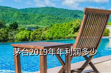 茅台2019年年利润多少