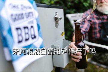 宋河粮液白瓷瓶54停产了吗