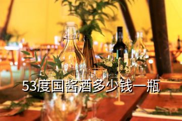 53度国酱酒多少钱一瓶