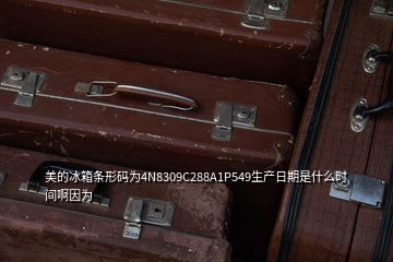 美的冰箱条形码为4N8309C288A1P549生产日期是什么时间啊因为