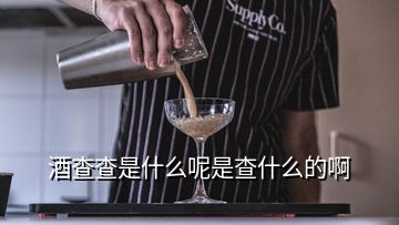 酒查查是什么呢是查什么的啊