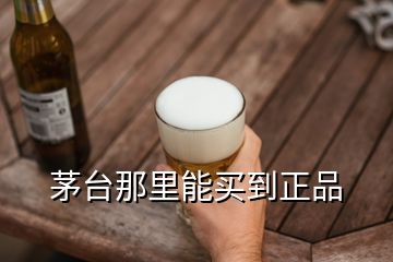 茅台那里能买到正品