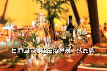 目前国内哪些白酒算是一线品牌